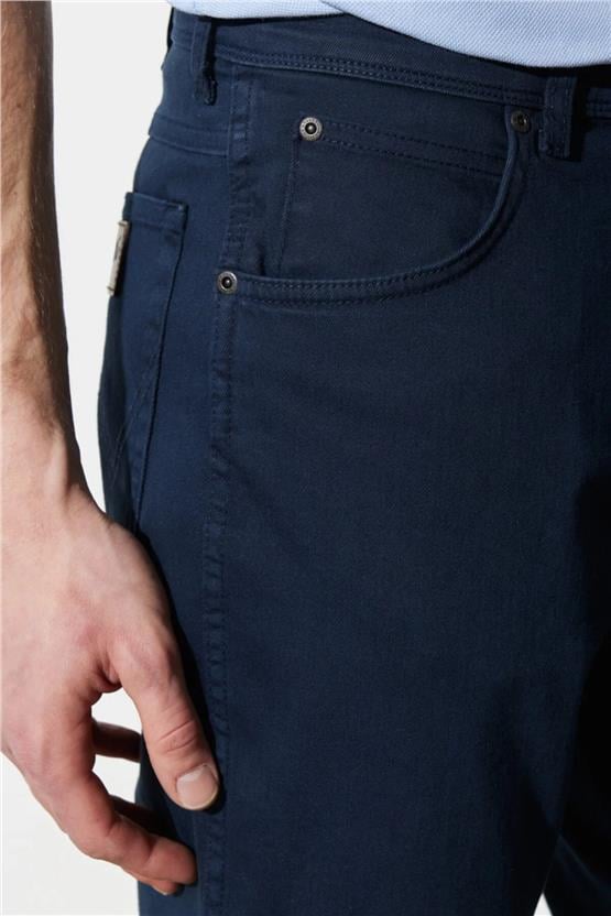 Wrangler W12S004410 Lacivert Erkek Texas Slim Pantolon