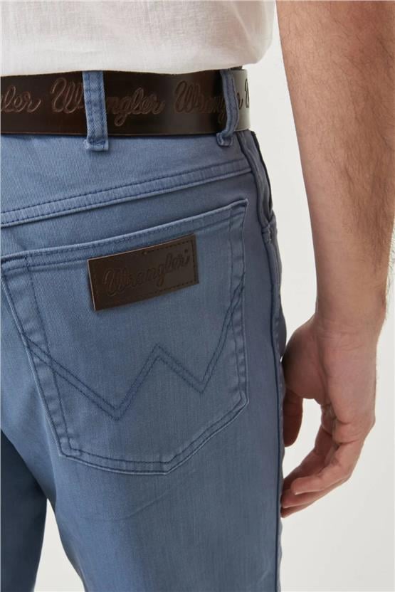 Wrangler W12S004TF İndigo Erkek Texas Slim Pantolon