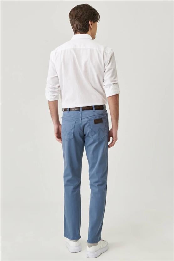 Wrangler W12S004TF İndigo Erkek Texas Slim Pantolon