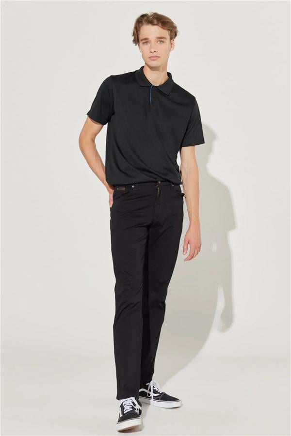 Wrangler W12SEA001 Texas Slim 001 Black Erkek Slim Texas Slim Pantolon