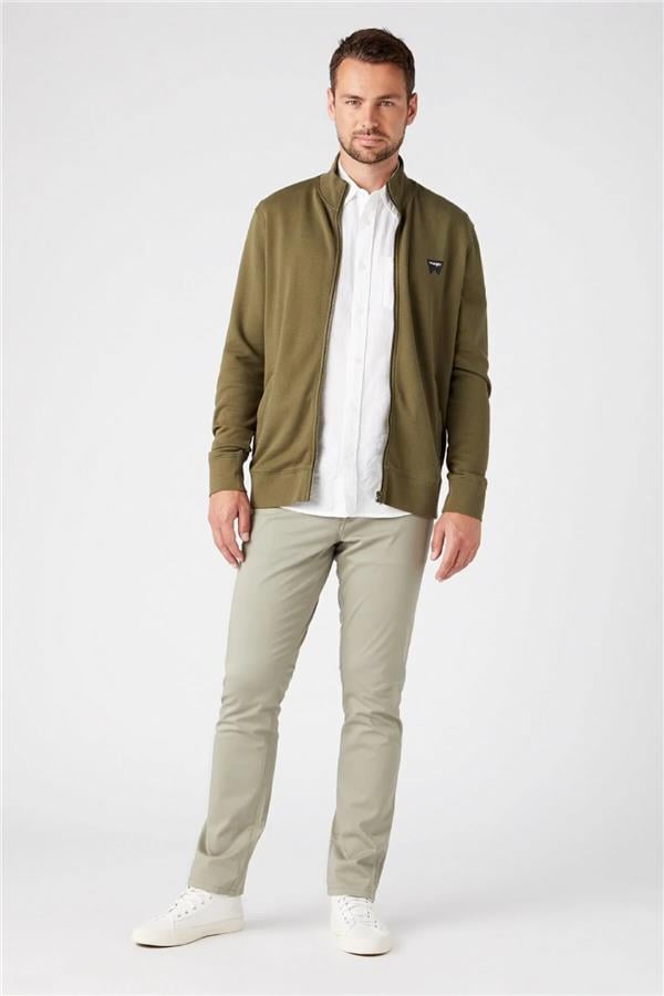 Wrangler W12SEAXT7 Texas Slim Xt7 Vetıver Green Erkek Slim Texas Slim Pantolon