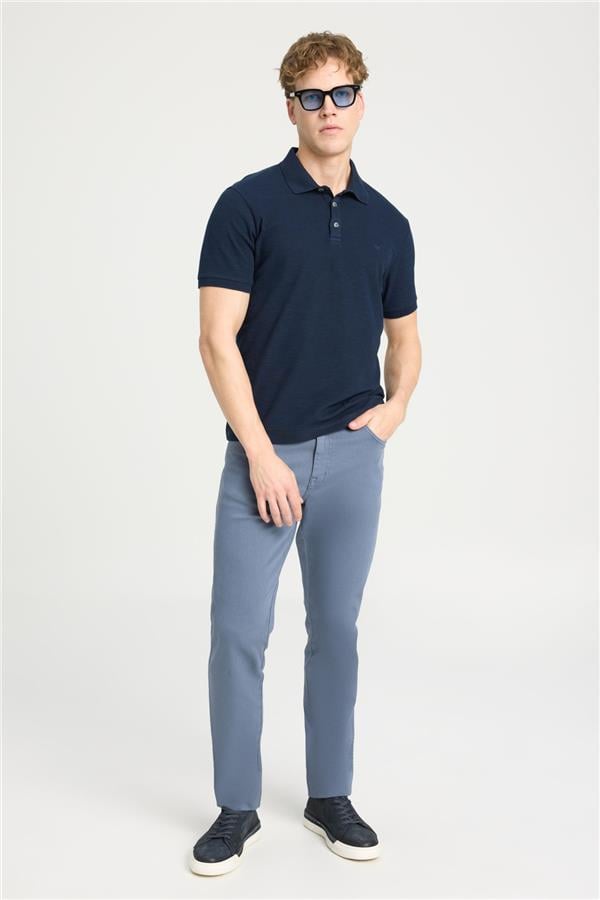 Wrangler W231325 410 Navy Erkek Polo T-Shırt