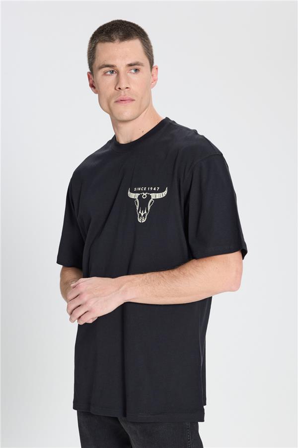 Wrangler W241299 001 Black Erkek T-Shırt