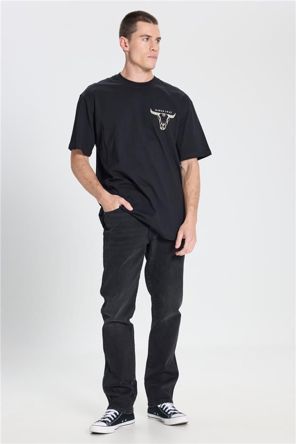 Wrangler W241299 001 Black Erkek T-Shırt