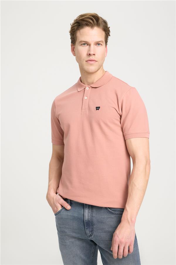 Wrangler W7D5K4Xx2T 532 Dusty Rose Erkek Polo T-Shırt