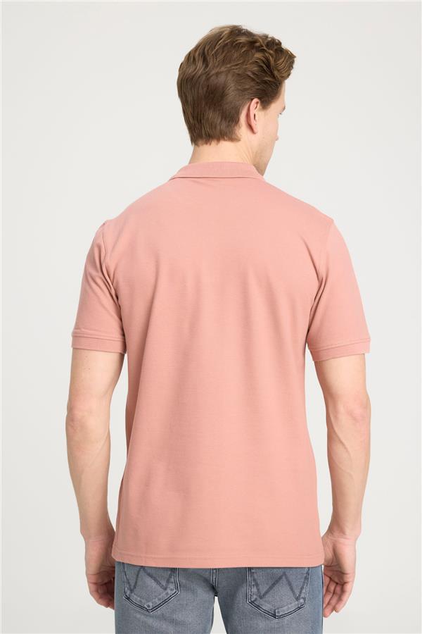 Wrangler W7D5K4Xx2T 532 Dusty Rose Erkek Polo T-Shırt