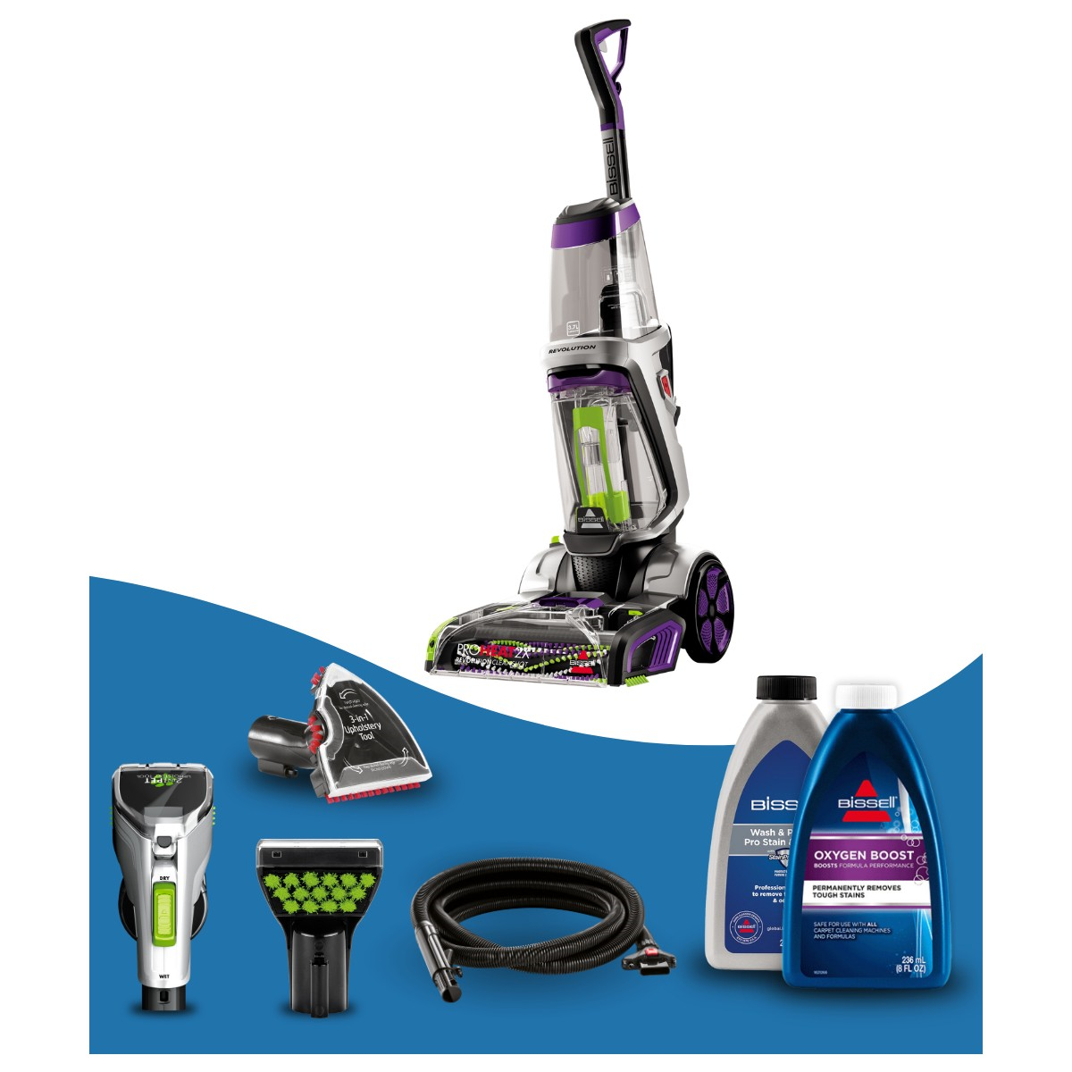 Prohea Bissell Proheat 2x Revolution Cleanshot Halı ve Koltuk Yıkama Makinesi