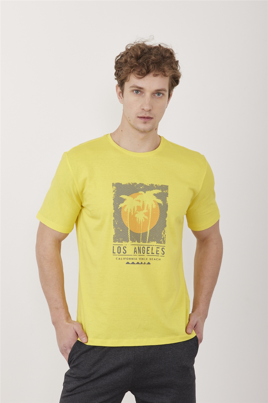 Cetinkaya Mentality 3488 S f r Yaka Openend Sar T Shirt