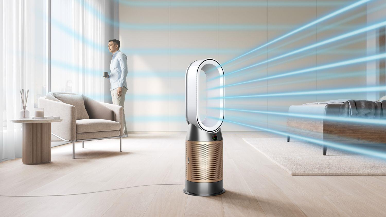Dyson Purifier Hot+Cool Hp2 De-Nox Hava Temizleme Cihazı Beyaz/Altın