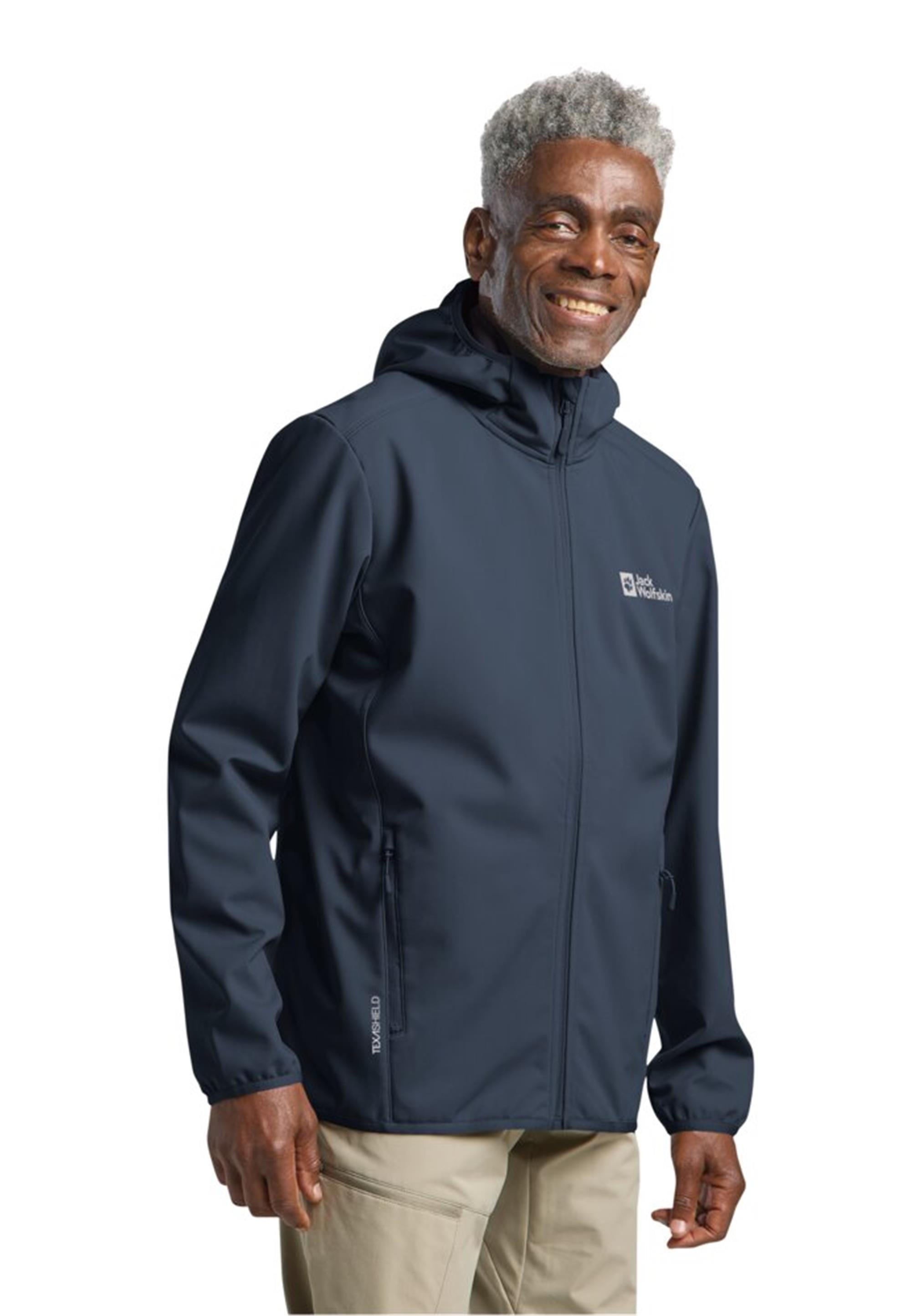 Jack Wolfskın 1307471-C0412 Mıdnıght Sky Bornberg Hoody M Erkek