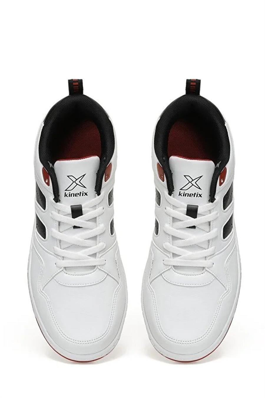 Kinetix Gına Pu 3Pr Beyaz Siyah Kırmızı Erkek Sneaker Ayakkabı