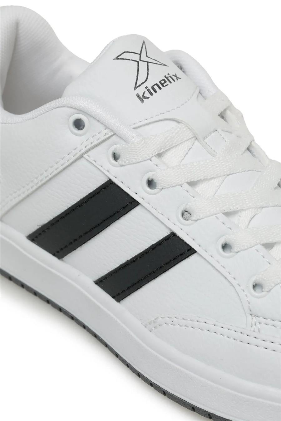 Kinetix Kort Pu 3Pr Beyaz Gri Erkek Sneaker Ayakkabı