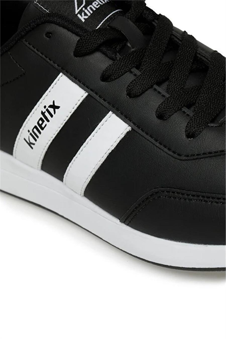 Kinetix Reeds Pu 3Pr Siyah Beyaz Erkek Sneaker Ayakkabı