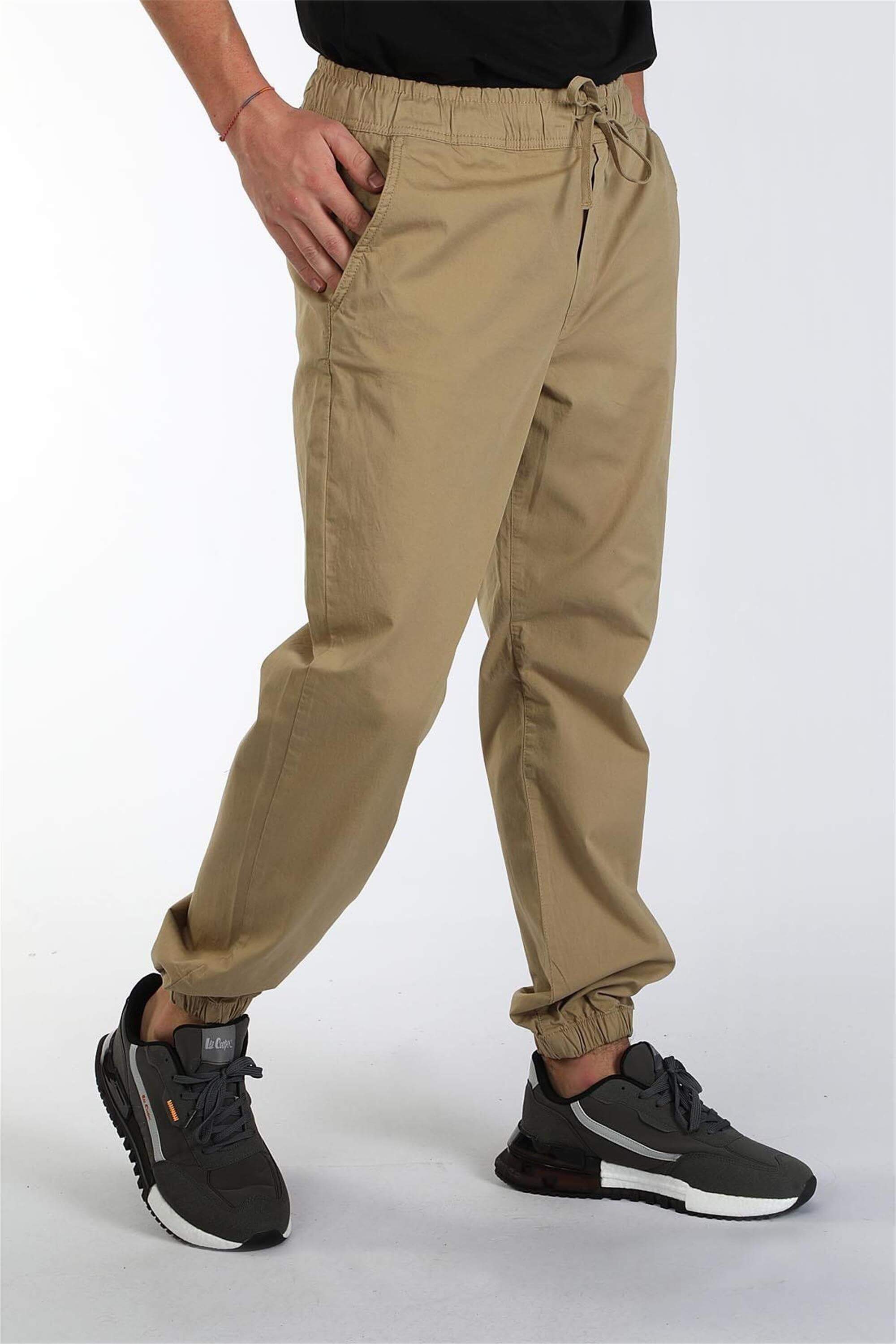Lee Cooper 242 Lcm 221006 1501 Camel Jogger 2 Erkek Dokuma Pantolon