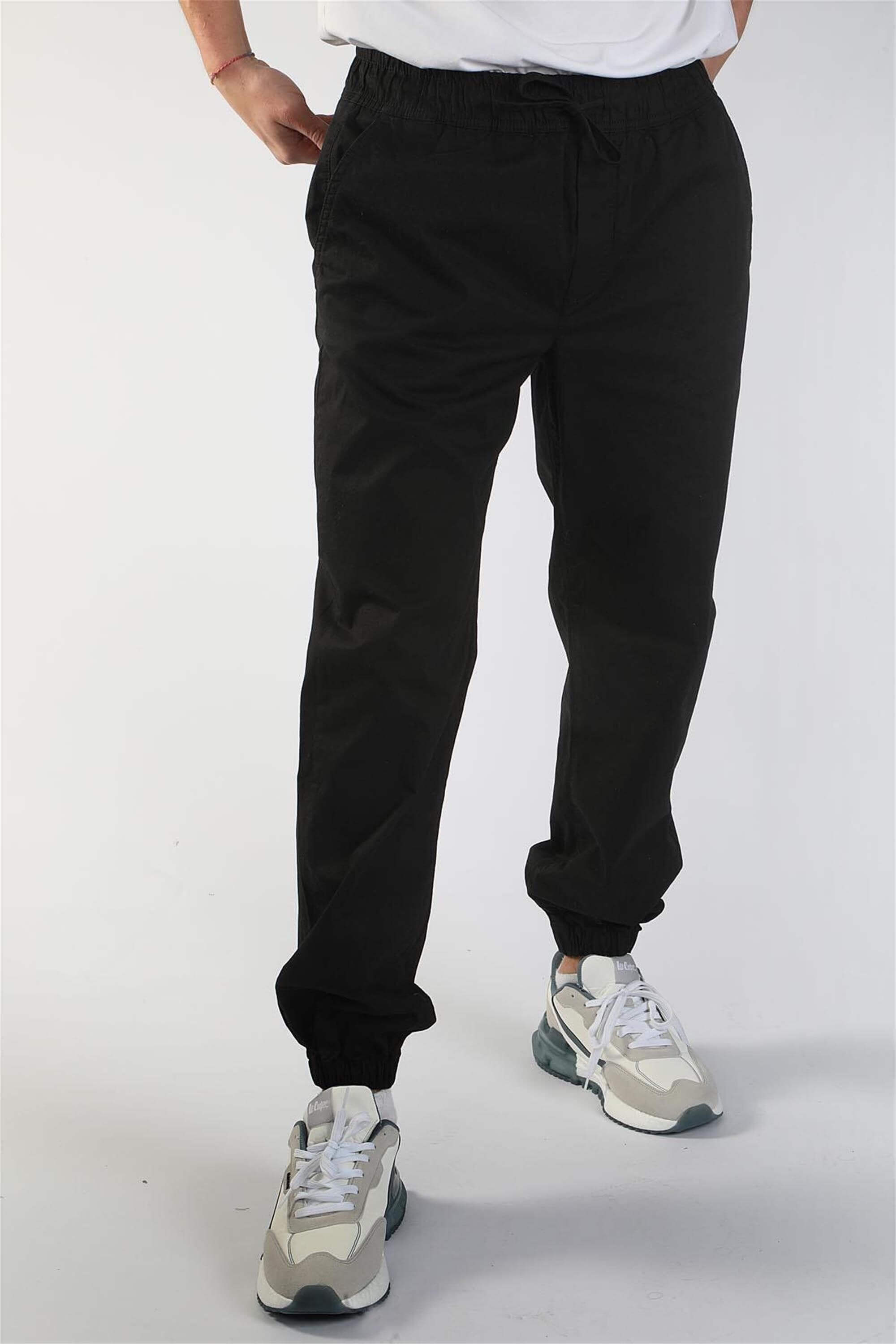 Lee Cooper 242 Lcm 221006 8101 Siyah Jogger 2 Erkek Dokuma Pantolon