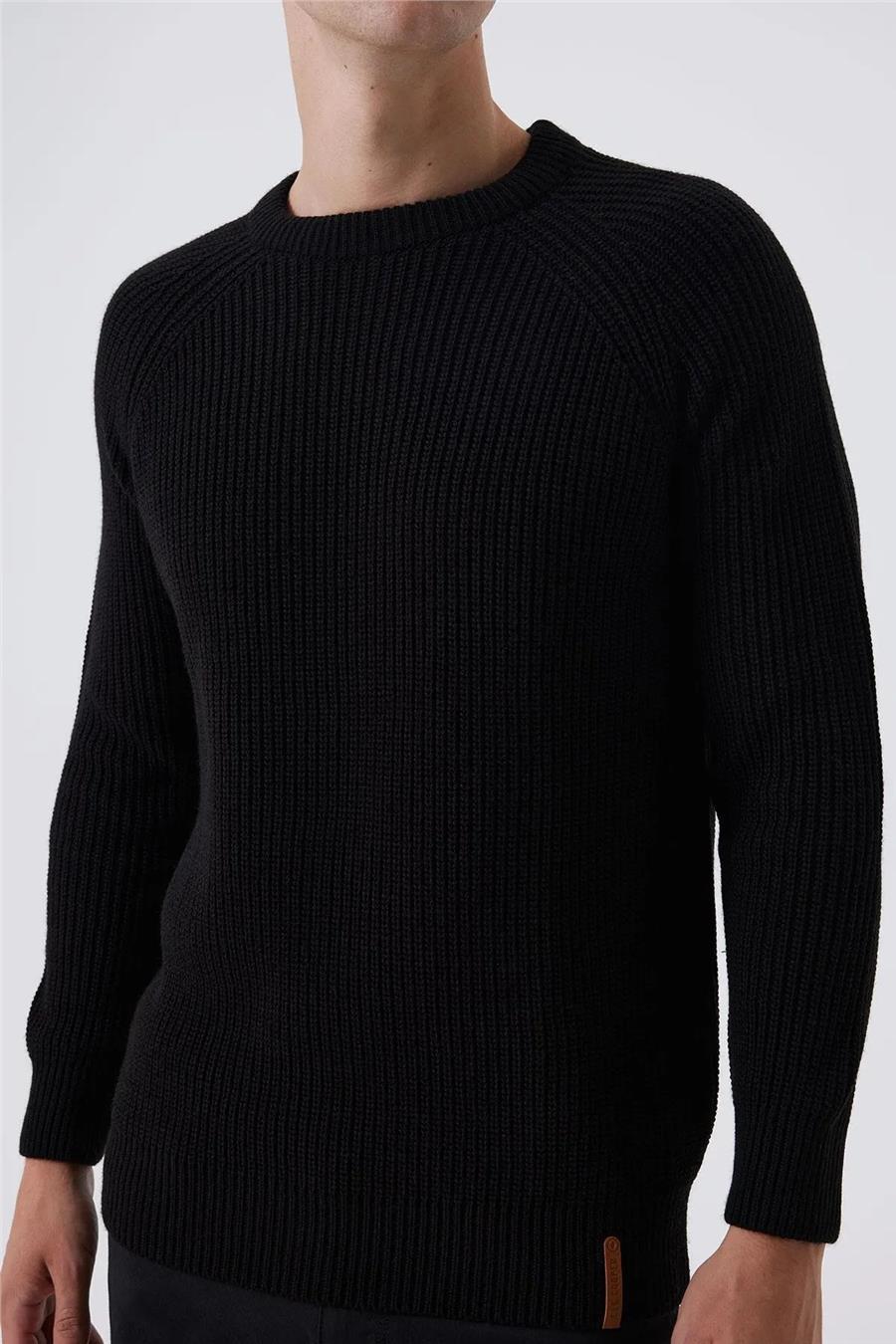 ykkapp Lee Cooper K24 241033 8101 Siyah Albert Erkek Kazak | Çetinkaya