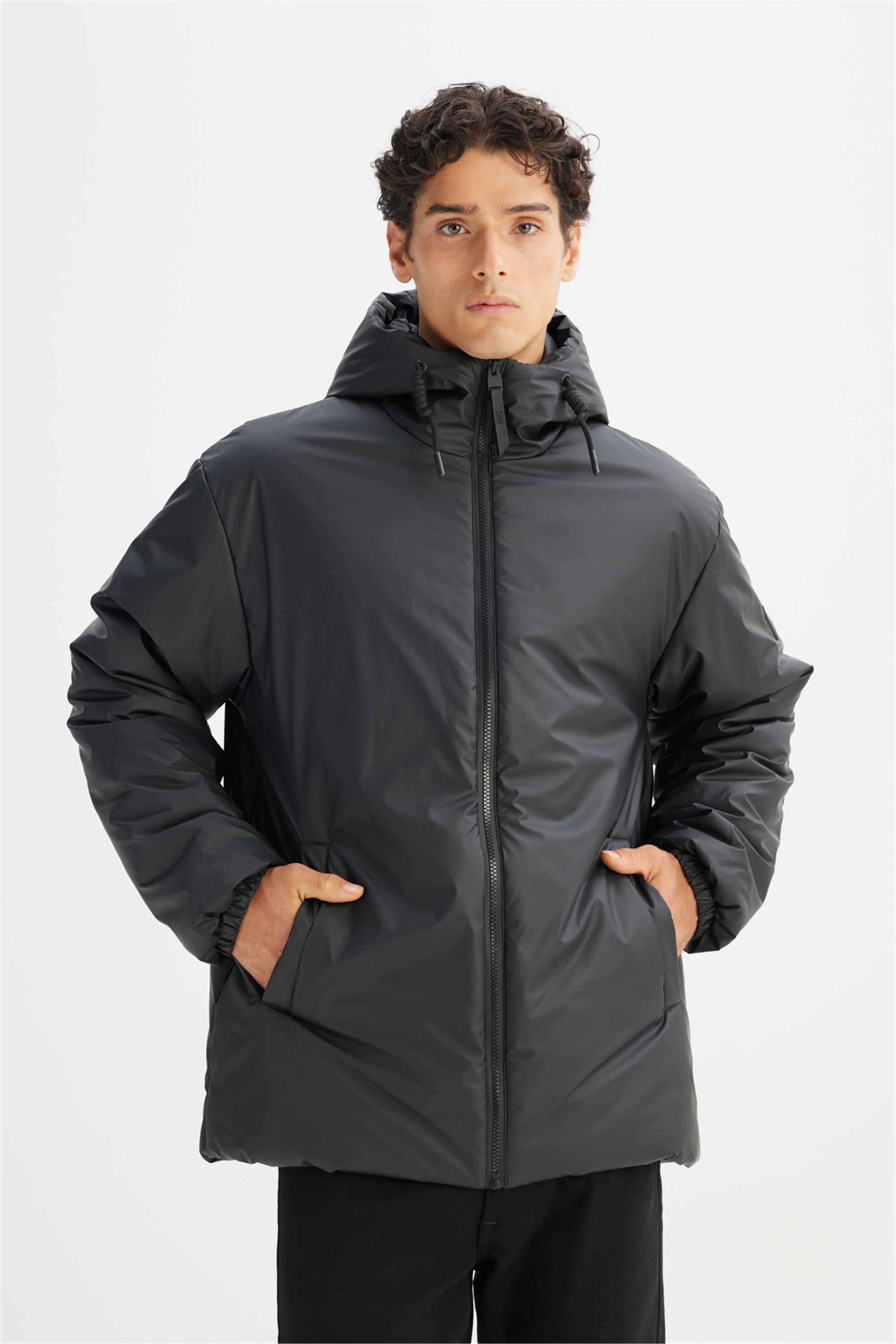 Lee L2520266 001 Black Erkek Mont