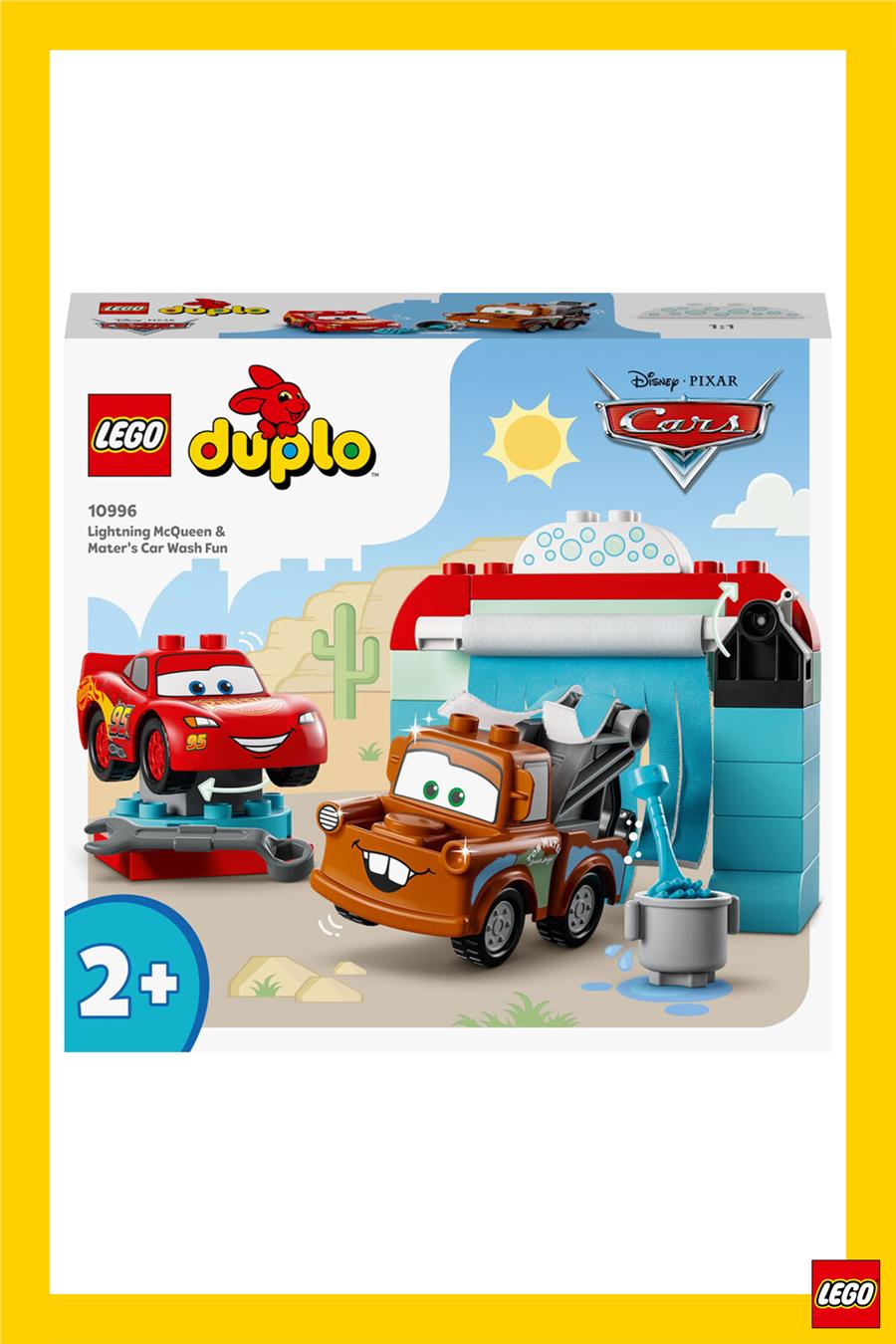 LEGO 10996 DUPLO Disney Şimşek McQueen ve Mater'in Oto Yıkama Eğlencesi