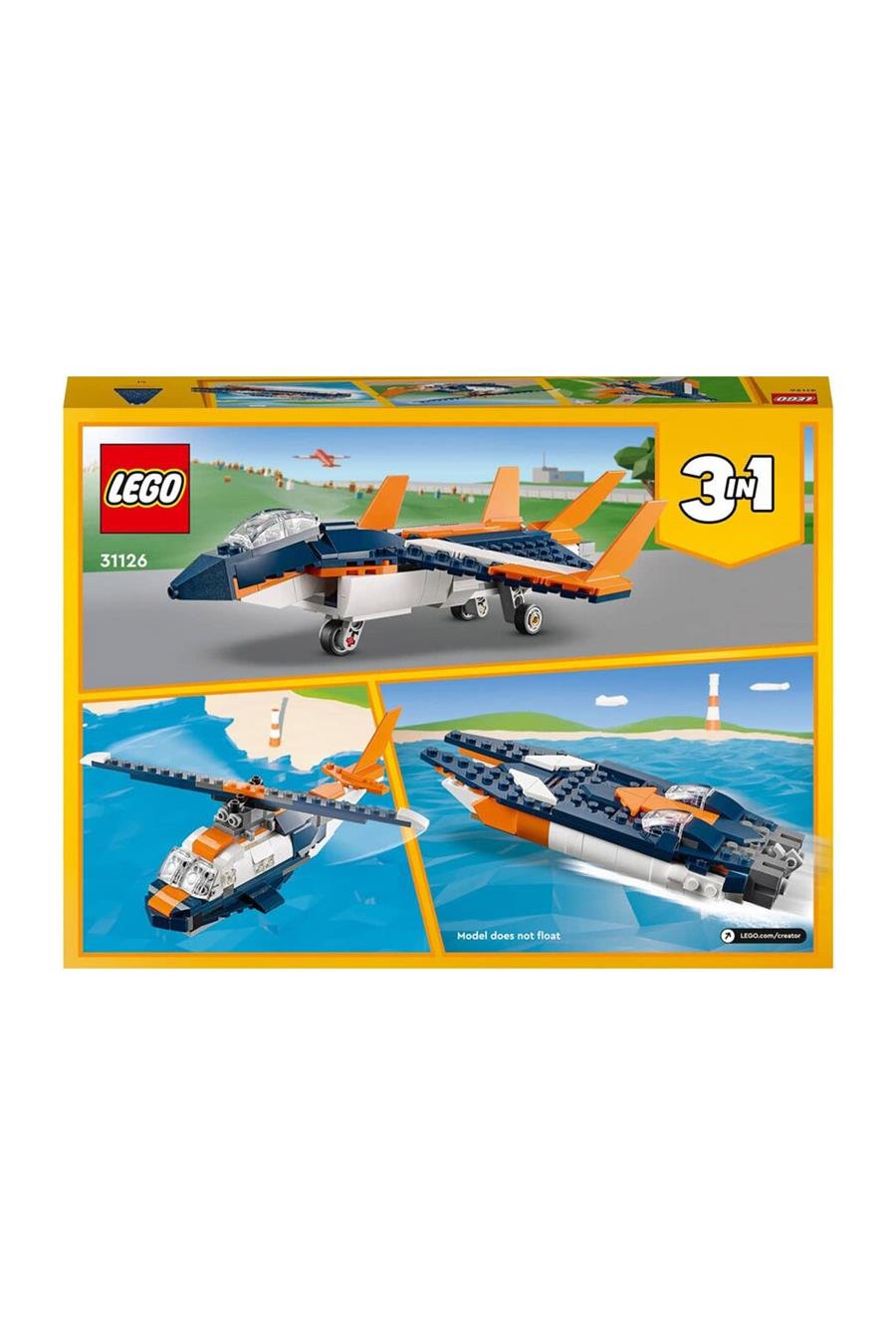 LEGO 31126 Creator Süpersonik Jet