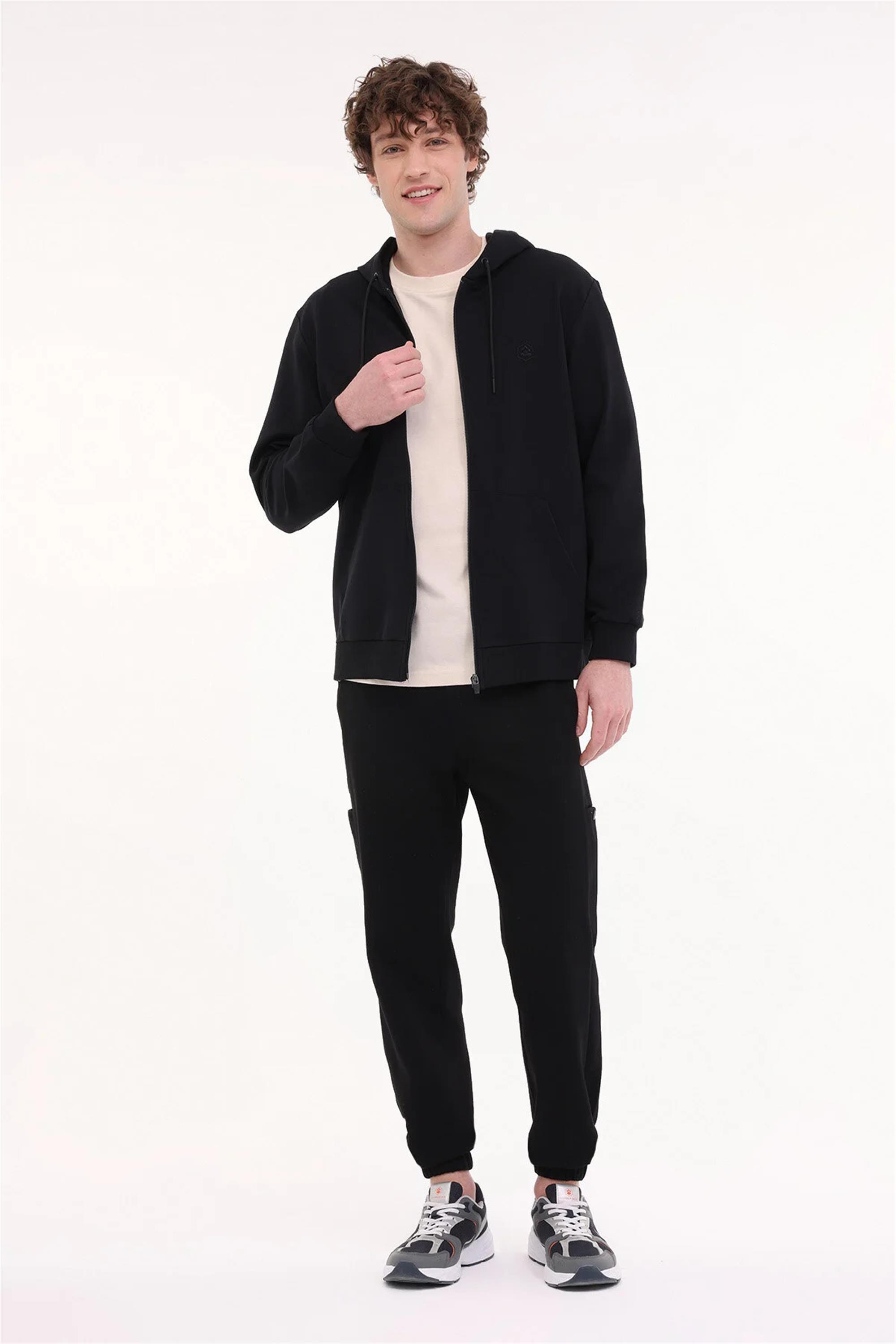 mkchan◡̈︎ Lumberjack 5M Mb Sn72 Fz Hod 5Fx Sıyah Erkek Sweatshırt | Çetinkaya