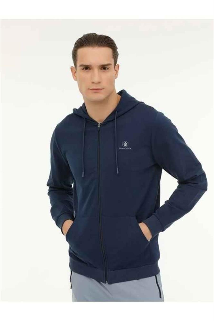 t.h Lacoste Erkek Classic Fit Yarım Fermuarlı Haki Sweatshirt SH2627