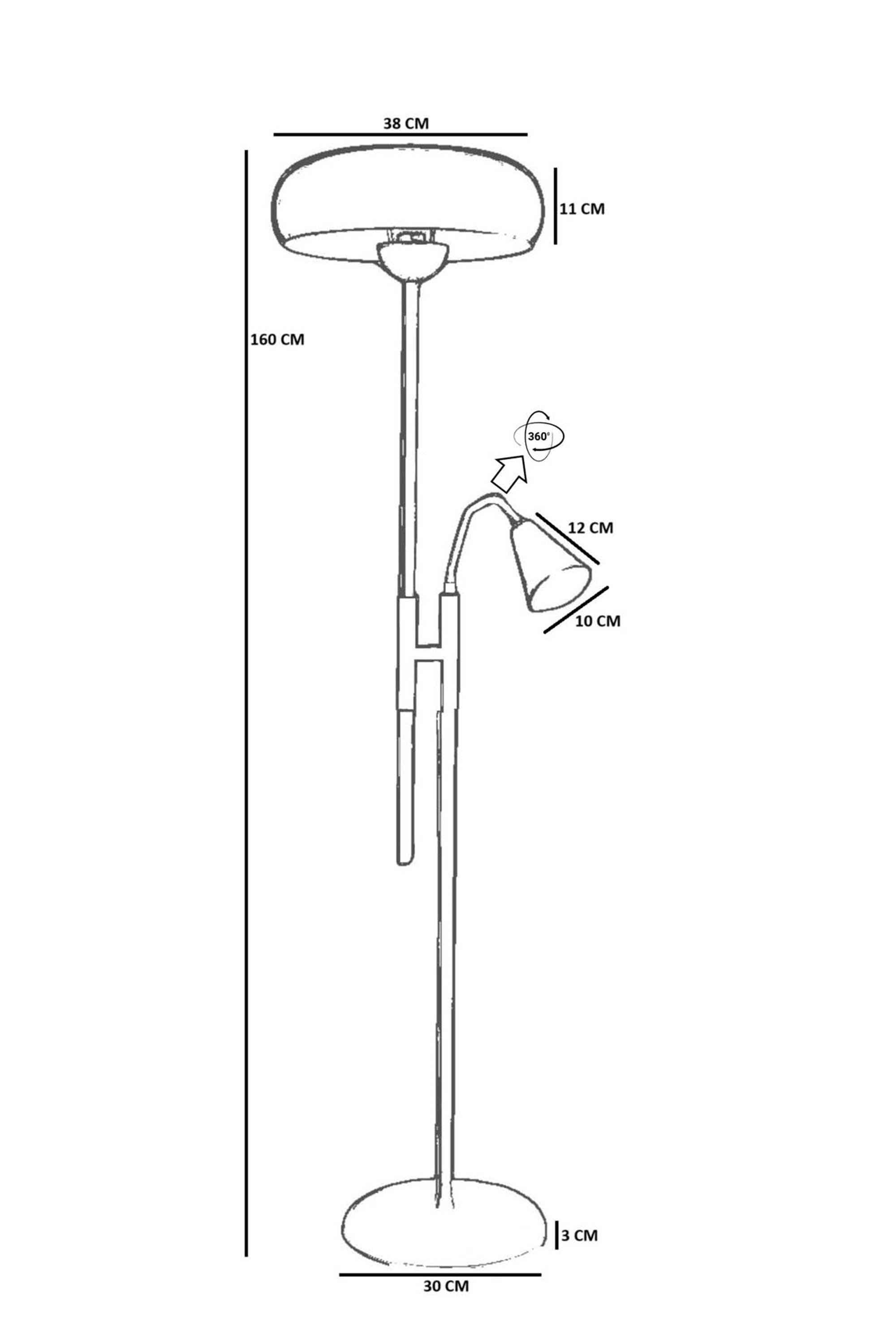 Lumexx Forza Yeşil Lambader Smith Yeşil Başlıklı