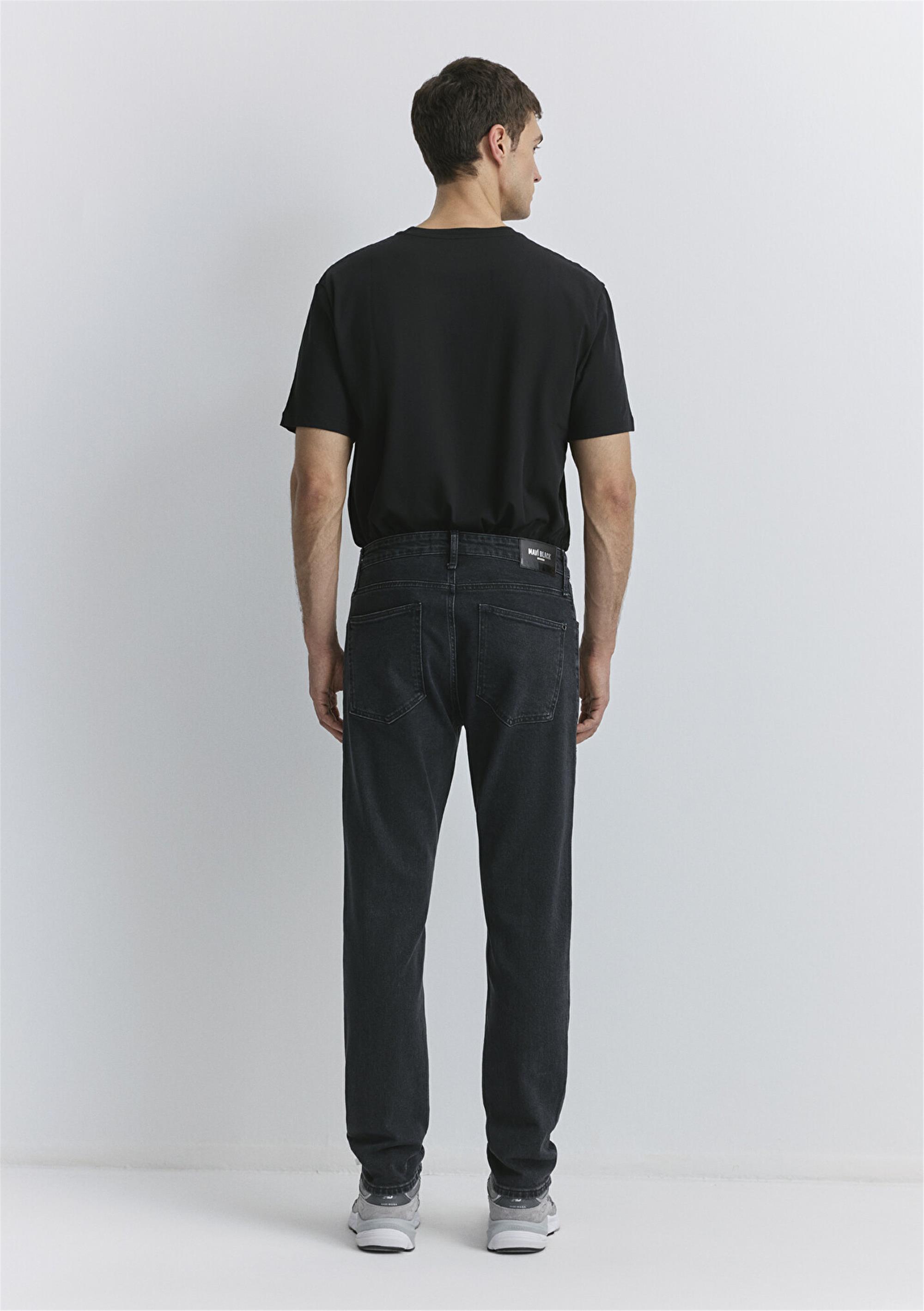Mavı M0081089340 Mılan Iron Grey Mavı Black Erkek Tapered Denım