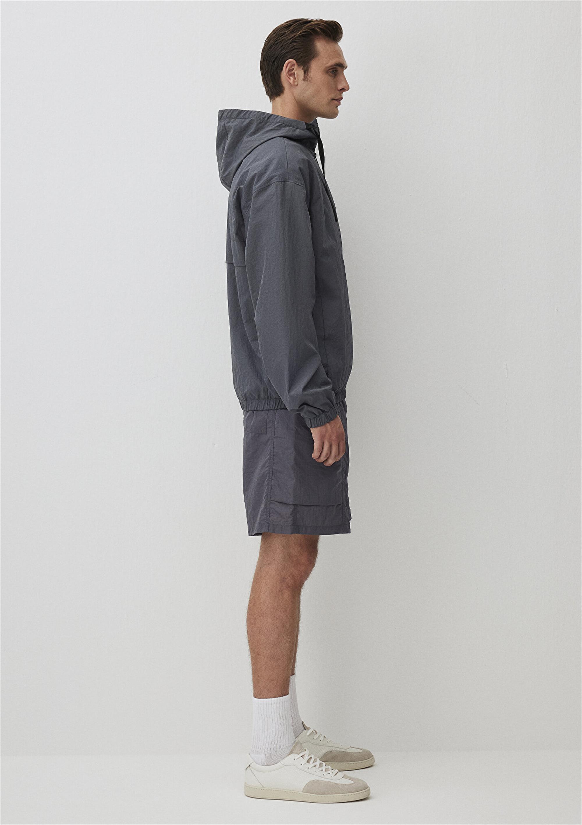 Mavı M0110366-80776 Koyu Denız Mavı Erkek Loose Sısme Mont | Çetinkaya