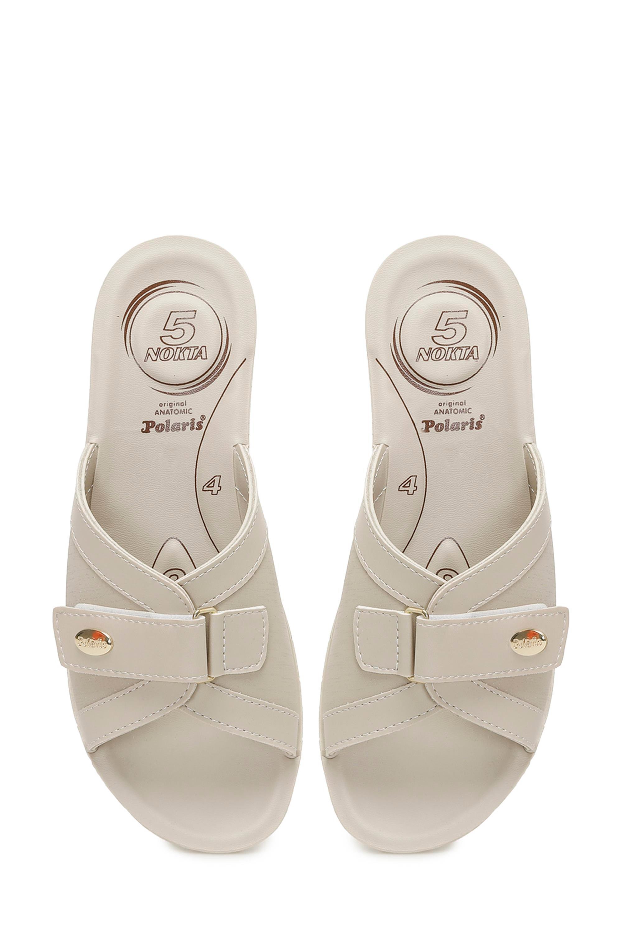 Polarıs 5 Nokta 5M 407011 Z5Fx Bej Zenne Ev Icı Terlık | Çetinkaya