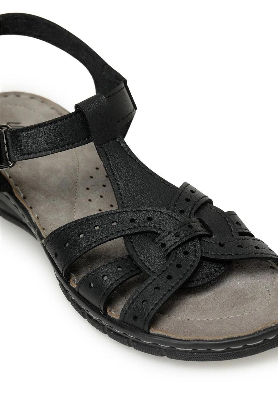 Polaris A10136206512010 3M 158589.Z3Fx Siyah Geleneksel Comfort Sandalet
