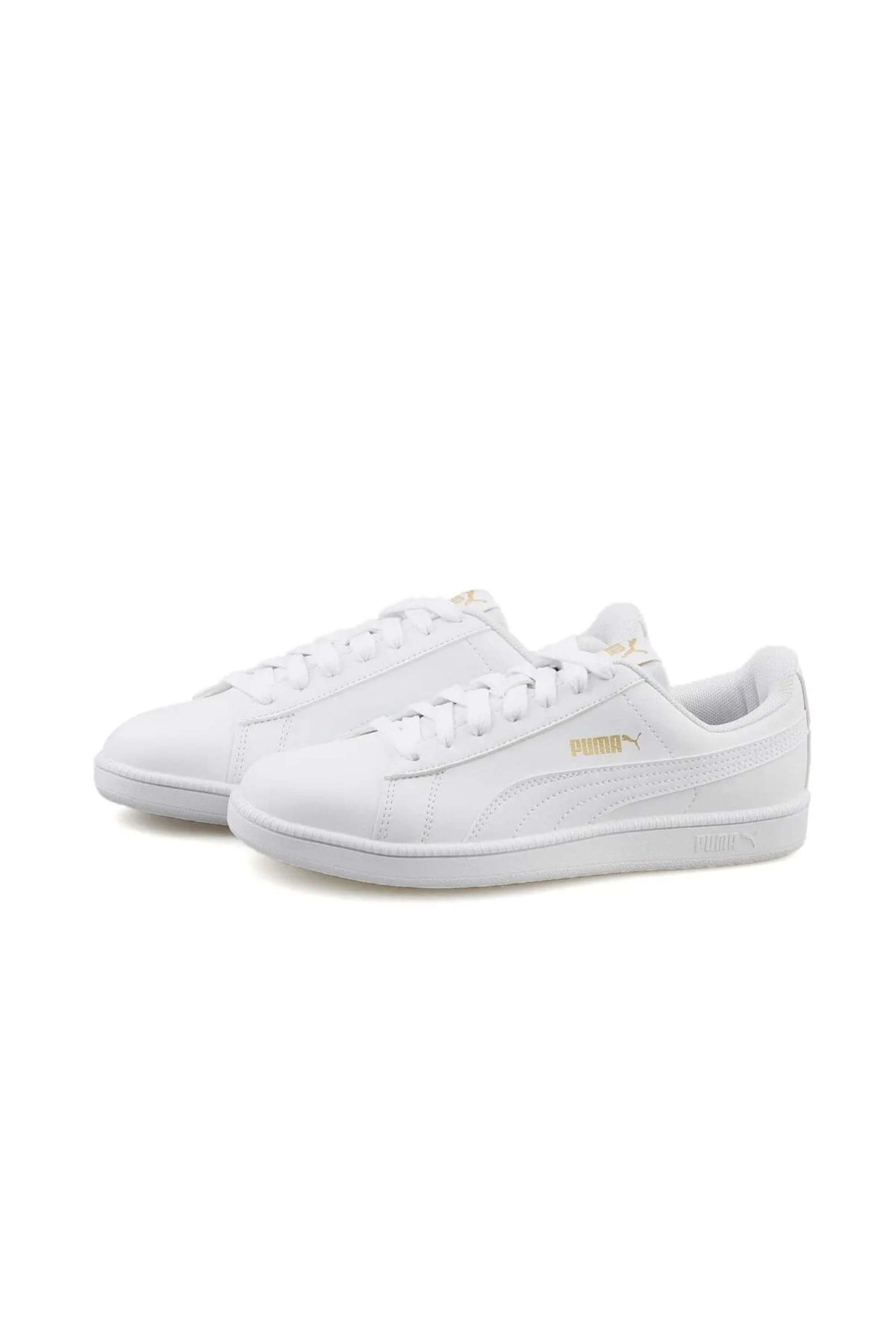 Puma 372605 Puma Up Puma White-Puma White-Gold Erkek Tennis Ayakkabısı |  Çetinkaya