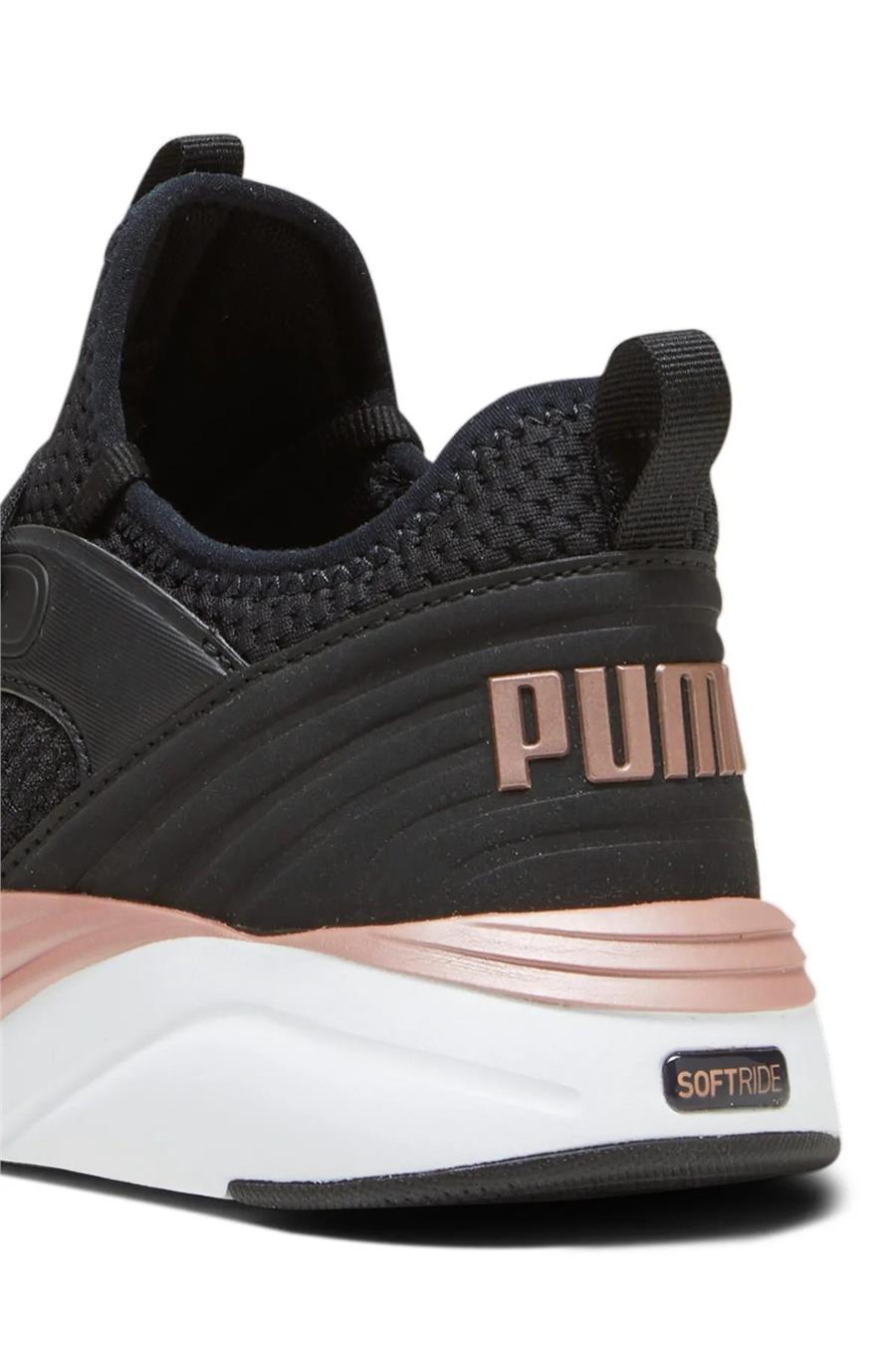 Puma 377580 07 Softrıde Ruby Luxe Wn S Puma Black-Rose Gold Yetişkin Kadın  Koşu Ayakkabısı