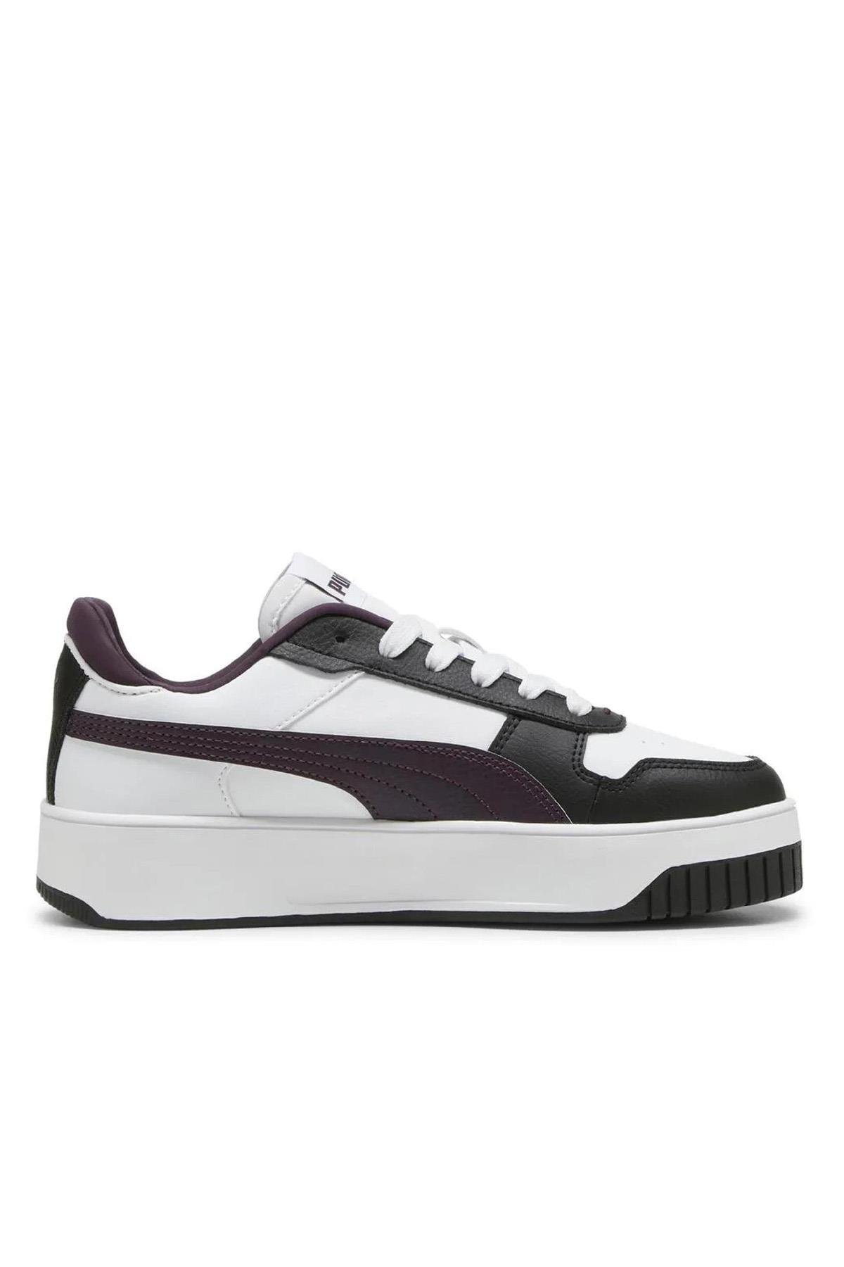 しりゅくん Puma 389390-27 Carına Street Puma Whıte-Mıdnıght Plum-Puma Black