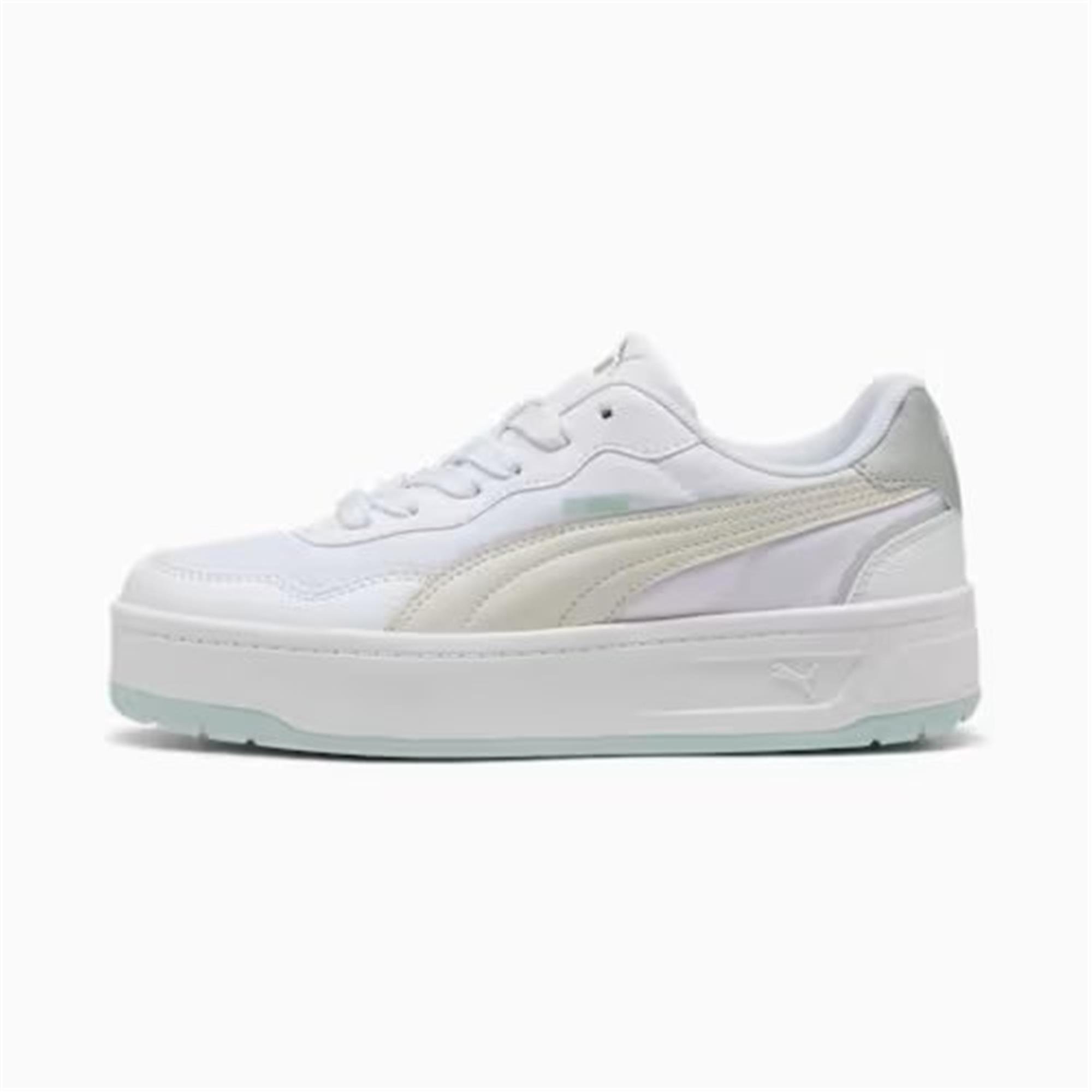 Puma 401613 01 Court Lally Skye Aqua Metal Puma Whıte-Feather Gray