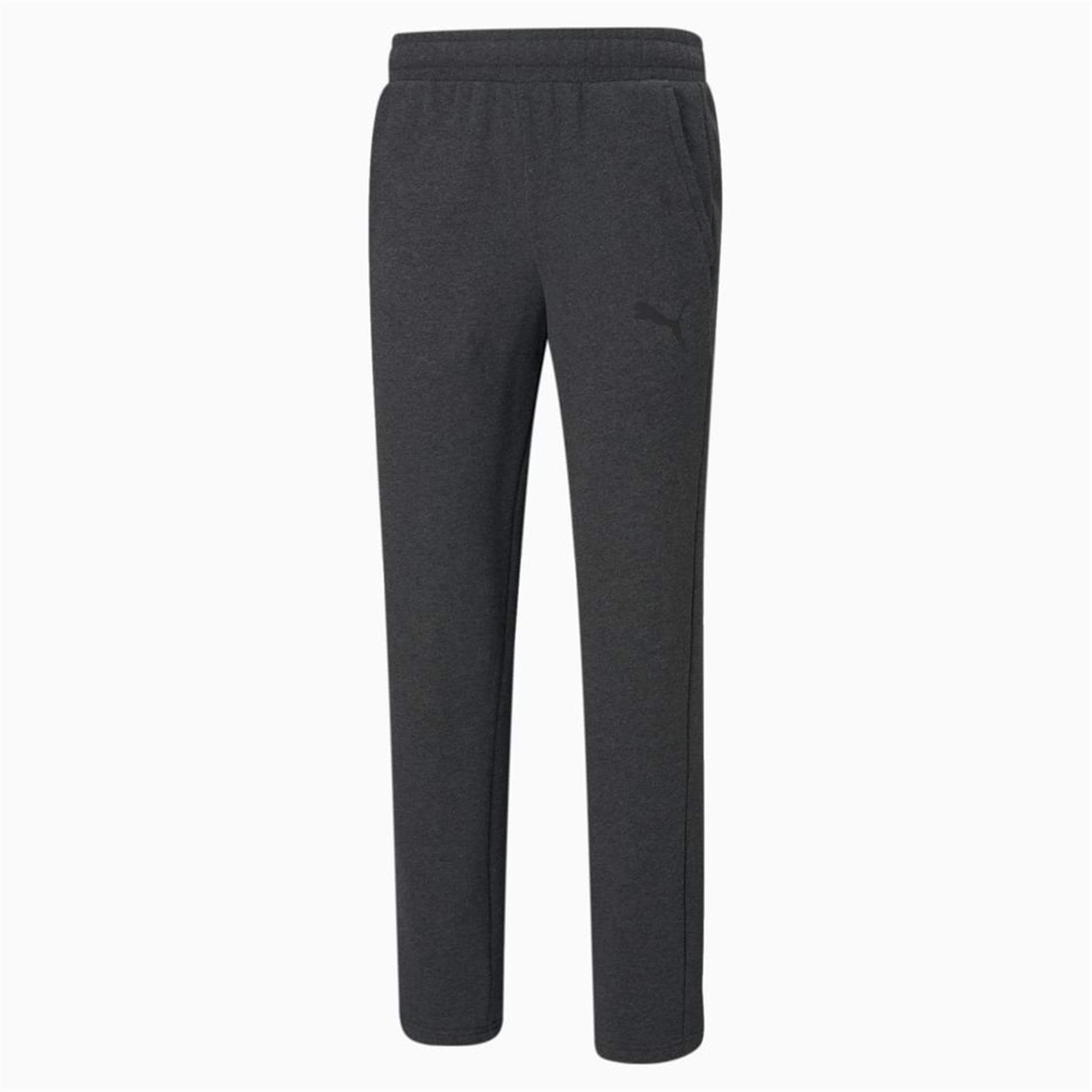 Puma 586720 Ess Logo Pants Med um Gray Heather Cat Erkek Orme E ofman Alt