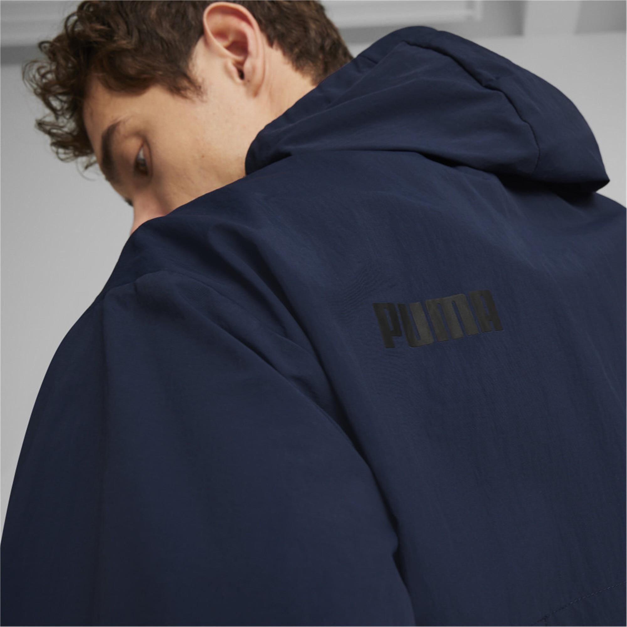 Puma 675387 Hooded Wındbreaker Club Navy Erkek Ruzgarlık | Çetinkaya
