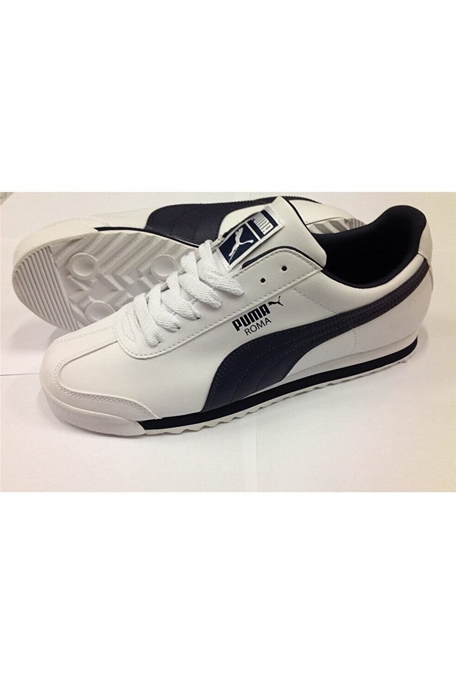 Puma Roma Basic Beyaz Lacivert Spor Ayakkab