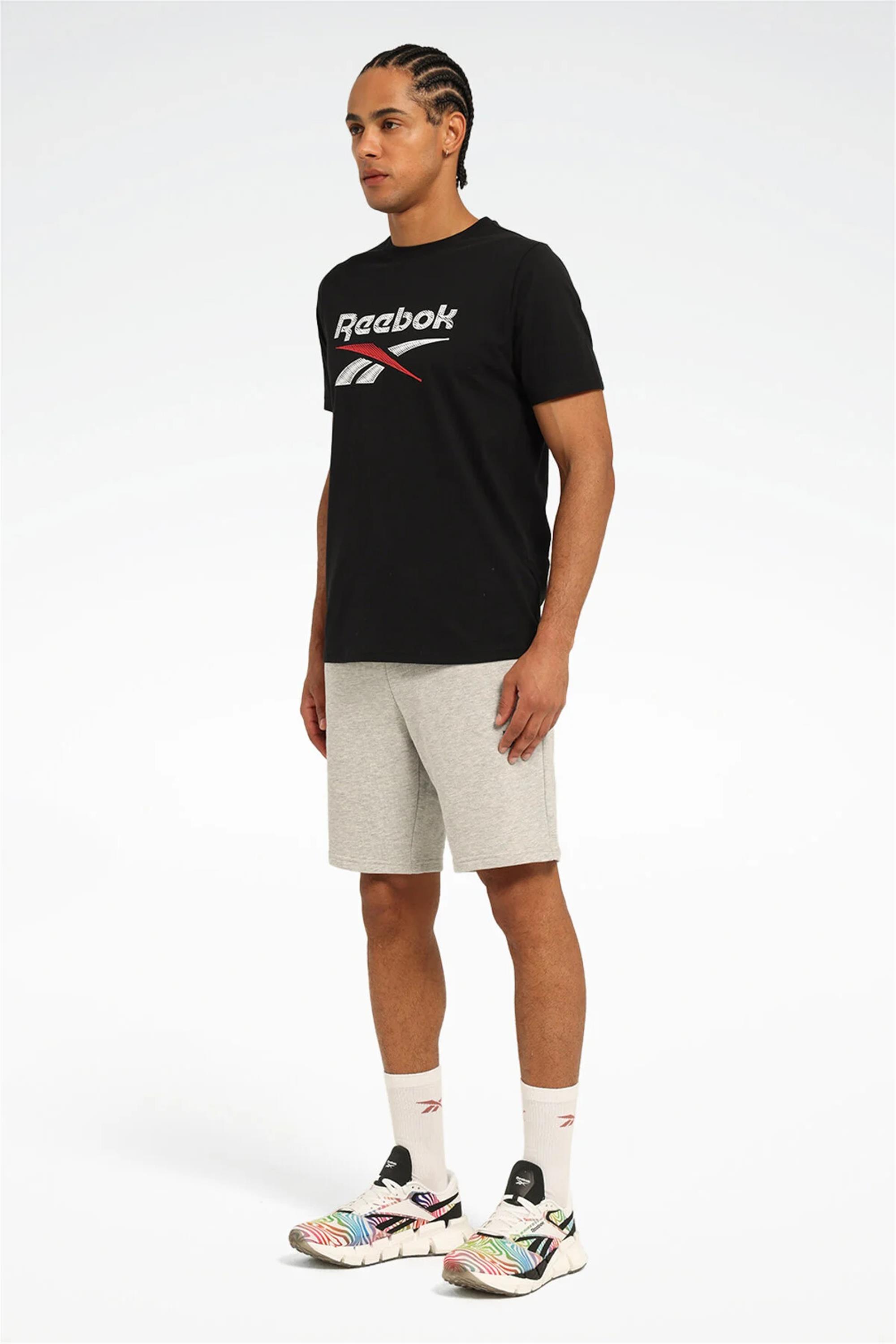 Reebok A10205575608010 5M New Id Reg Tee Sıyah Erkek Kısa Kollu T