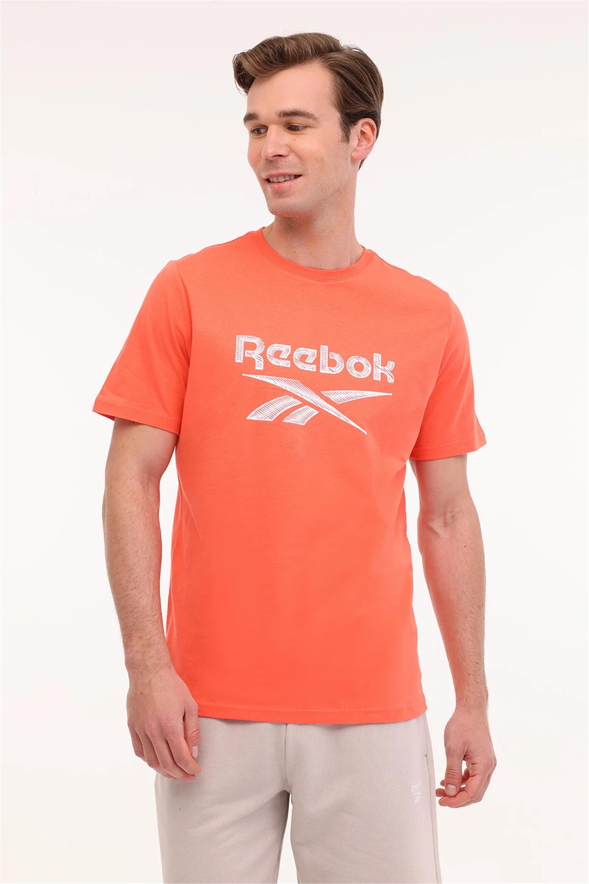 Reebok A10205575807010 5M New Id Reg Tee Turuncu Erkek Kısa Kollu