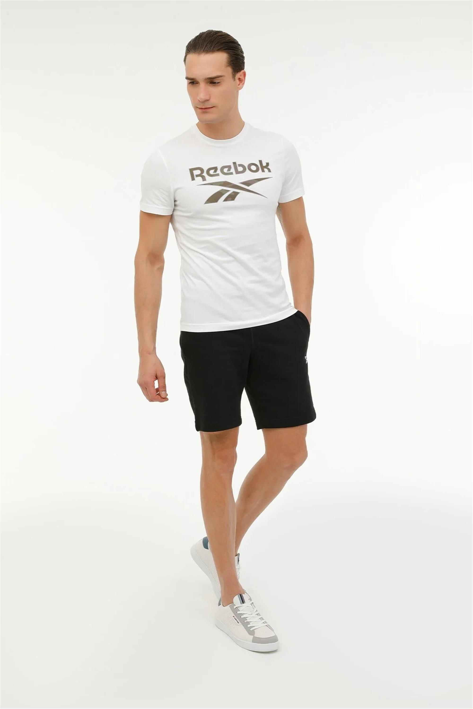 Reebok Id Camo Beyaz Erkek K sa Kollu T Shirt