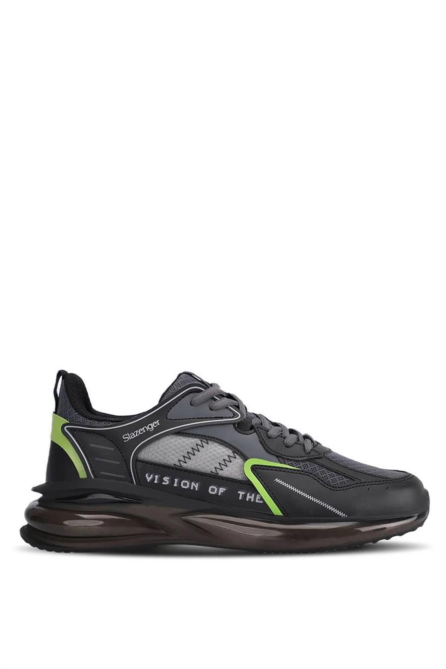 Slazenger Sa13Re068-500 Bashe-Siyah Erkek Koşu Ayakkabı