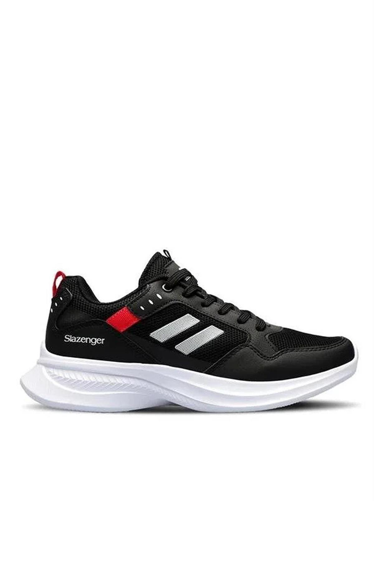 Slazenger Sa13Re183-516 Zayn Siyah Beyaz Kırmızı Erkek Koşu Ayakkabısı