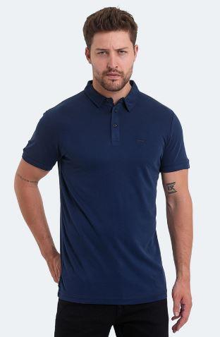 Slazenger St13Te370-400 Kugga Lacivert Erkek Polo Yaka T-Shirt