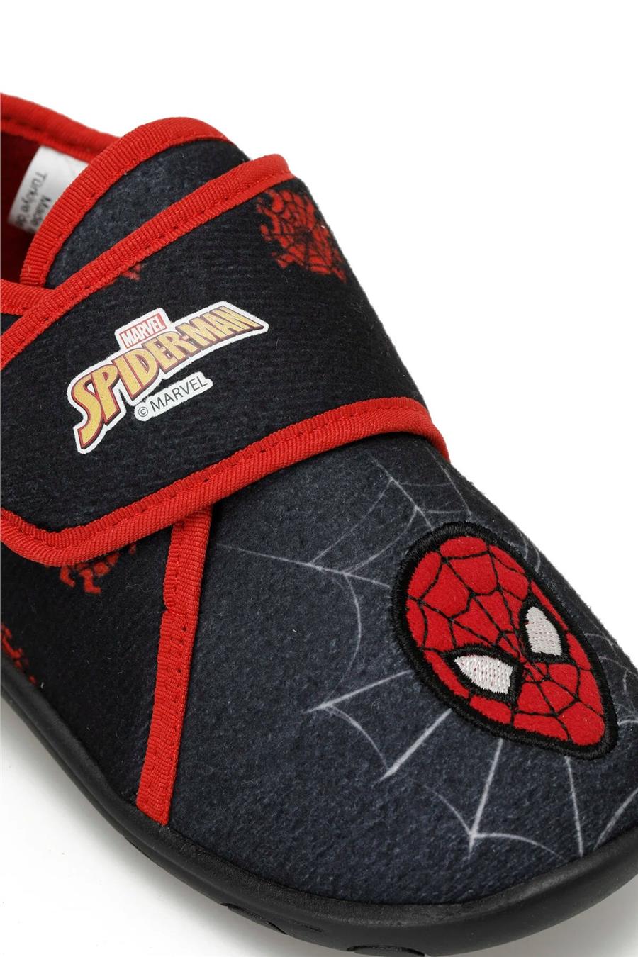 Spiderman Tarbın P3Pr Siyah Patik Erkek Çocuk Panduf Ayakkabı