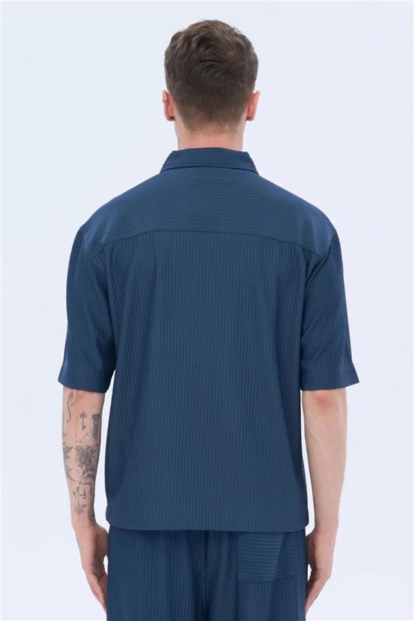 Massımo 6523 Indıgo Erkek T-Shırt | Çetinkaya