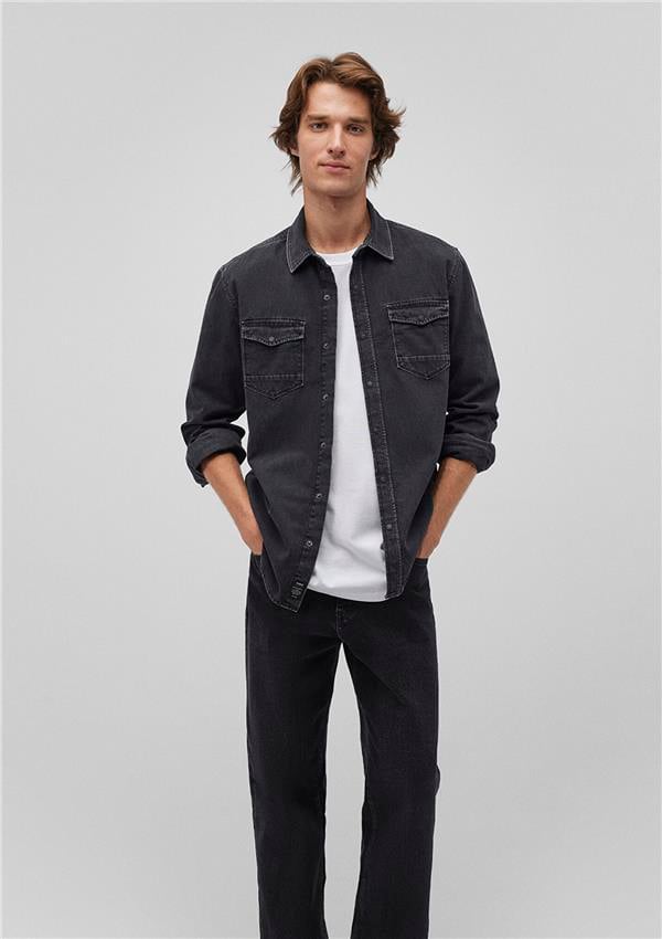 Mavi M0295785223 Rio Smoke Vintage Denim Erkek Fitted Jean
