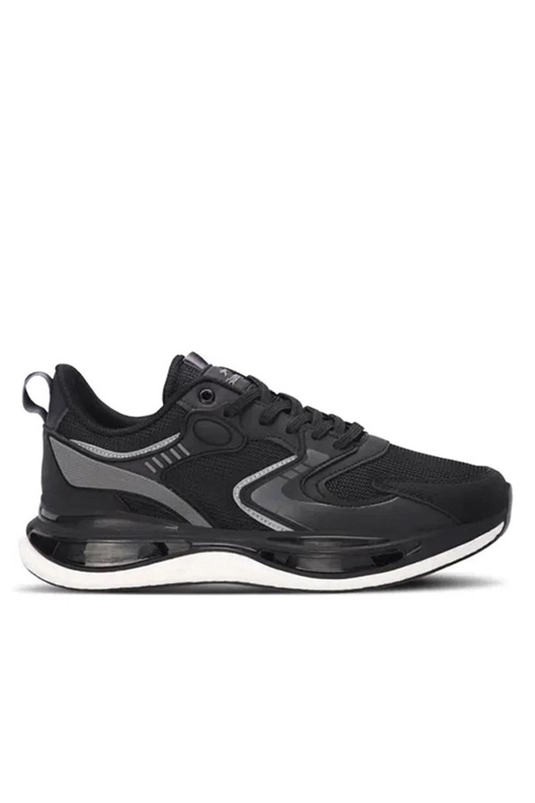 Slazenger Sa24Re086-518 Zowıe Sıyah / Fume Erkek Kosu Ayakkabısı