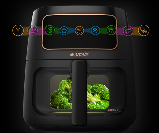 寒鰤あ宮殿 Arçelik FRA 6364 S GurmeFry XXL Az Yağlı Az Yağlı Fritöz