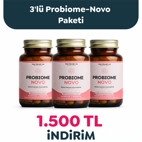 3'lü Probiome-Novo Paketi