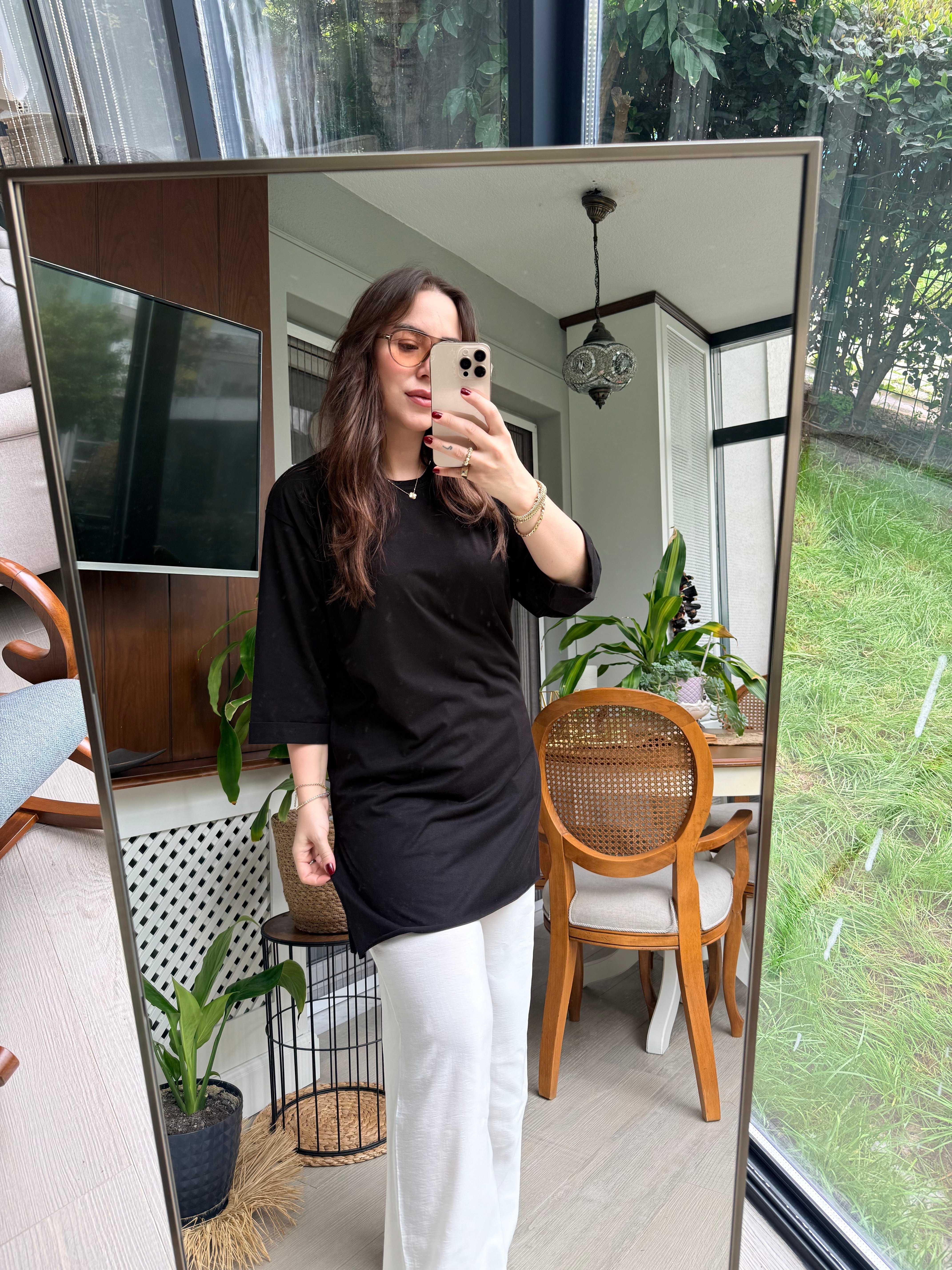 Salaş Oversize Tshirt Siyah